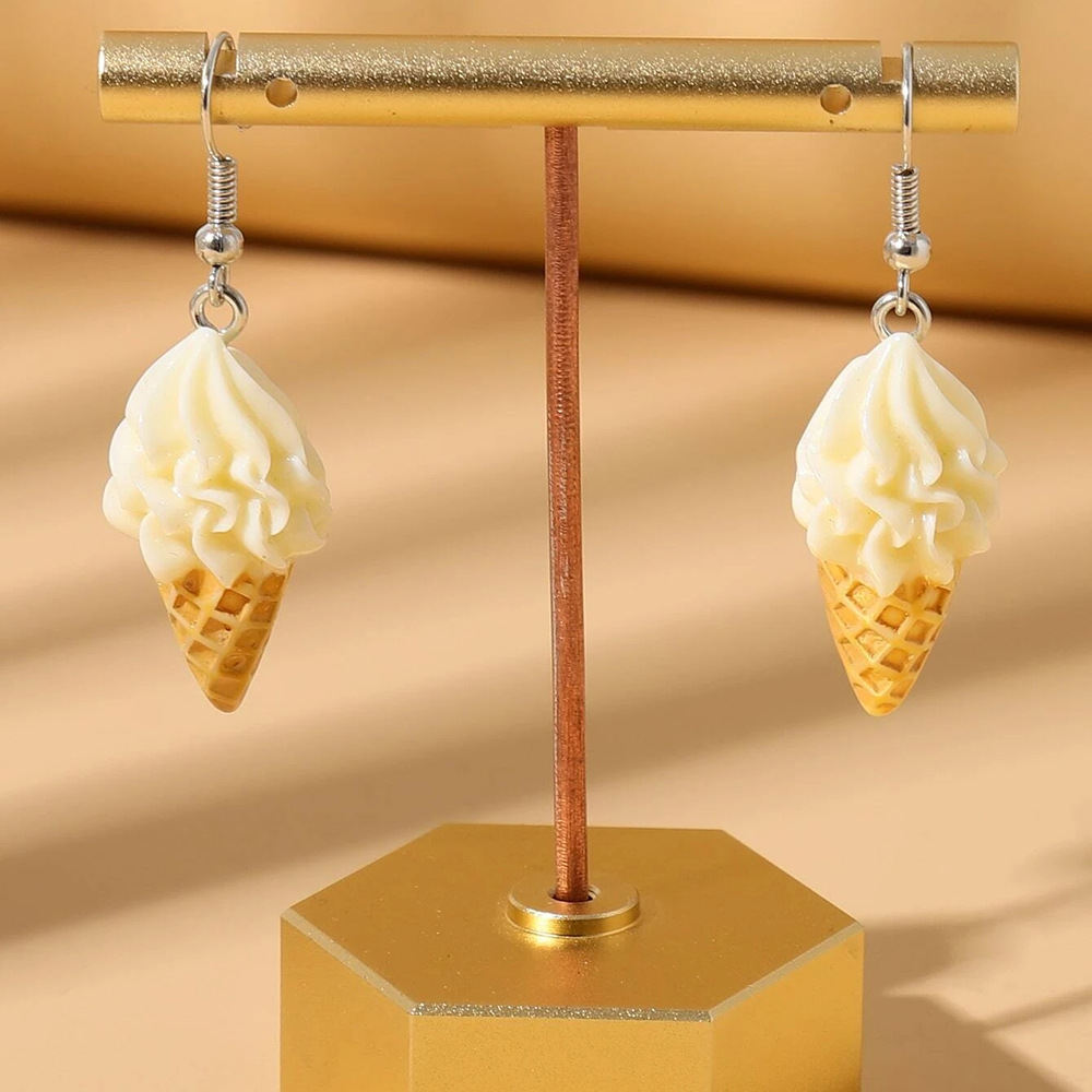 Resin Pendant Jewelry Accessories DIY Ice Cream Necklace Earrings