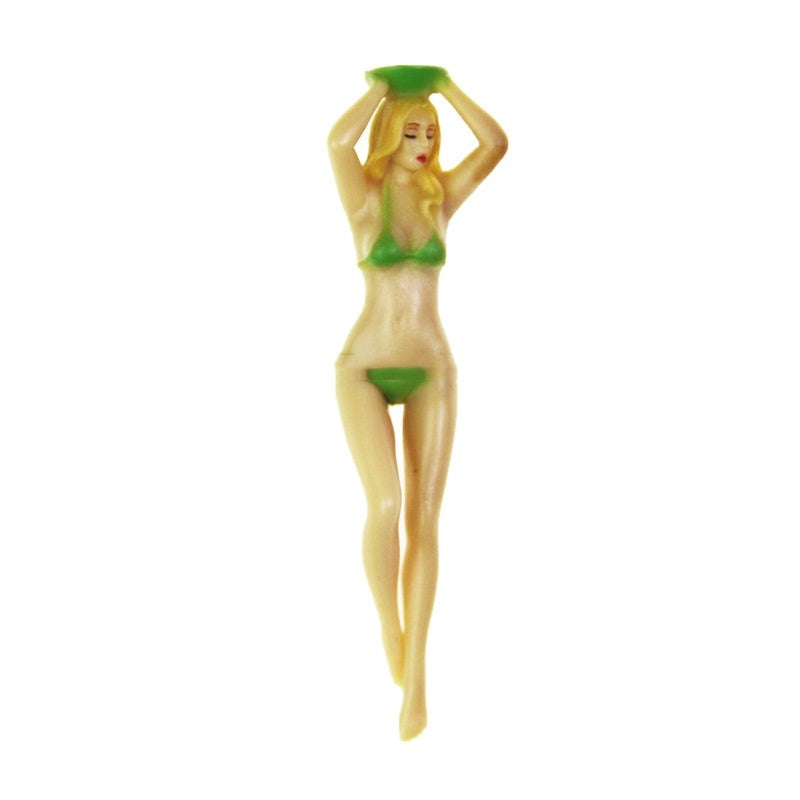 Golf Ball Nail Beauty Bikini Model Ball Tee Plastic