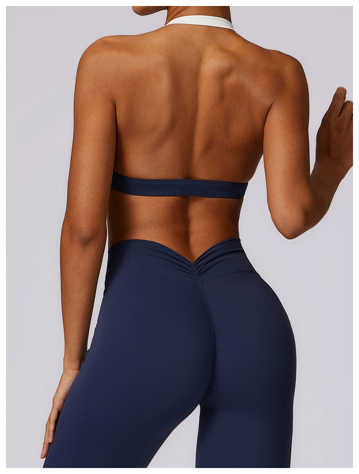 Halter Shockproof Beauty Back Yoga Bra