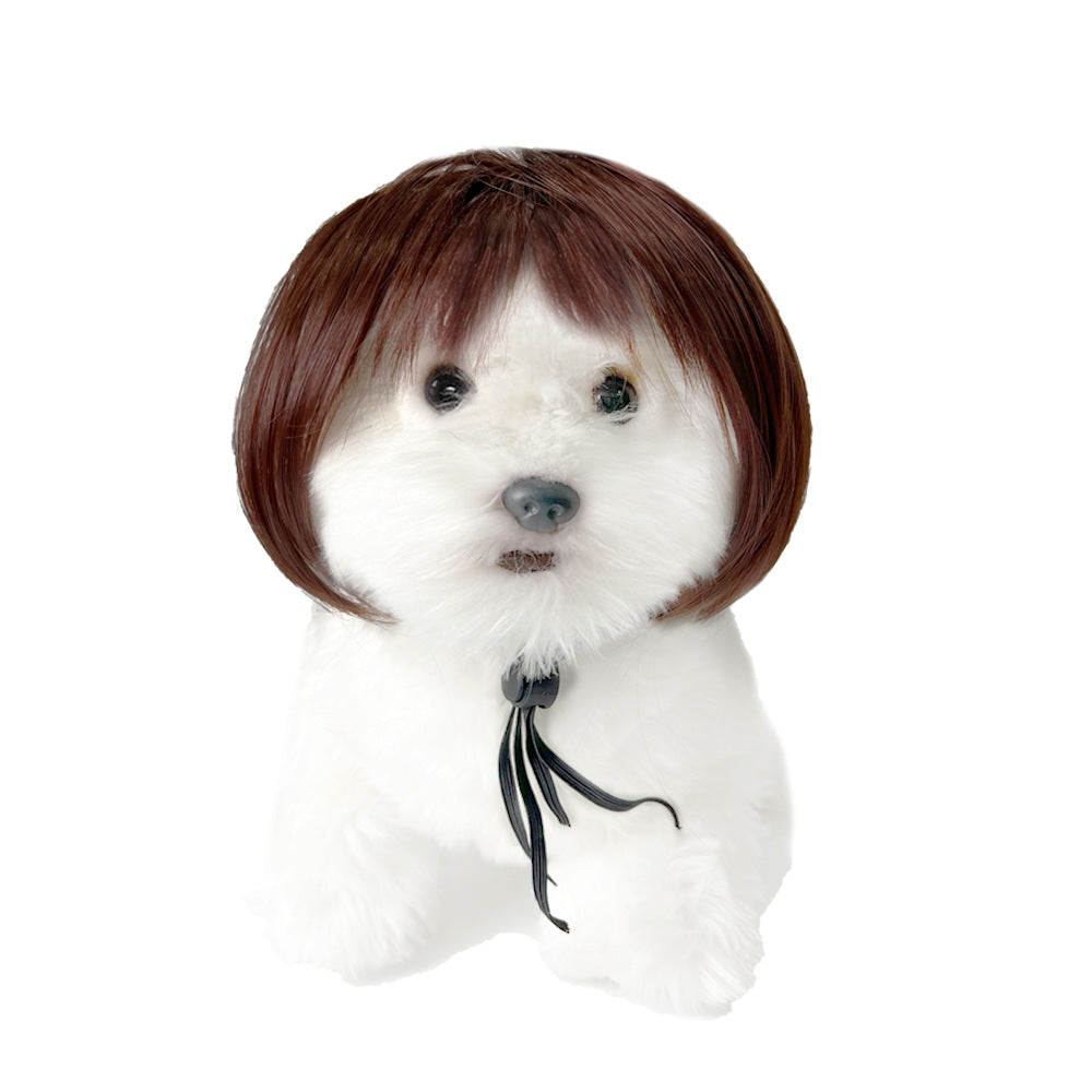 Halloween Pet Wig For Curly Or Straight Hair