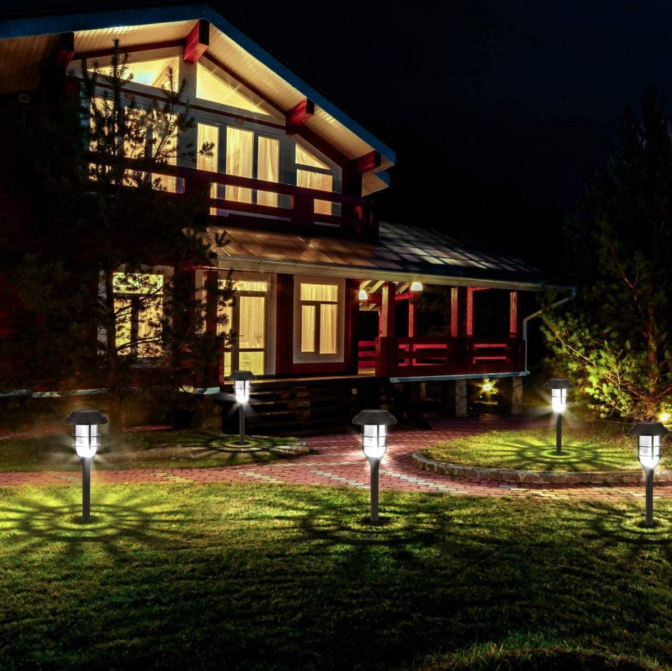 Solar-powered Lawn Stake Ligh Outdoor LEDPlastic