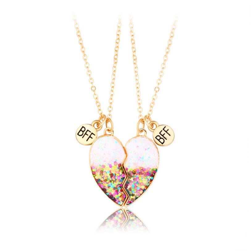 Simple Heart-shaped Pendant For Sisters And Best Friends