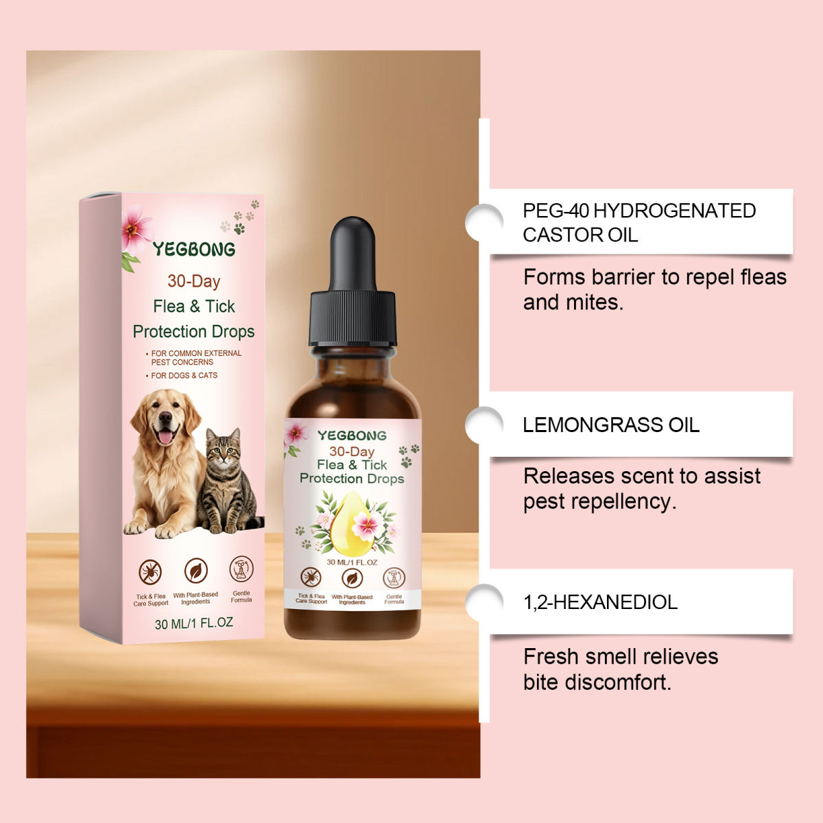 Pet Flea And Tick Prevention Spot-On Treatment