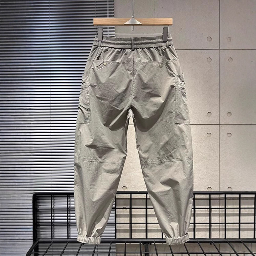 Workwear Pants Summer Mens Loose-fit Outdoor Casual Athletic Trousers