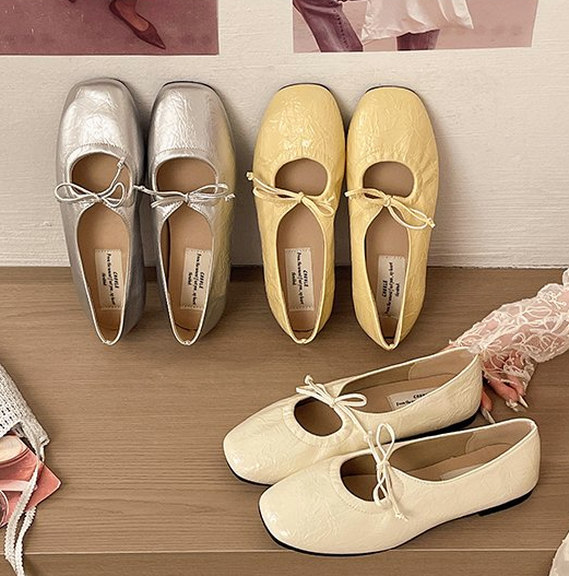 Flat French Gentle Wanwan Shoes For Women, 2026 New Spring Soft Sole Versatile Grandma Flats, Ladies Dress Shoes For Matching Dresses
