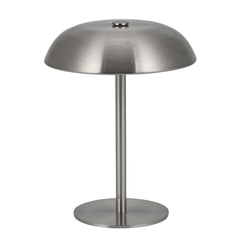 Iron Mushroom Charging Table Lamp For Bedroom And Dining Room Decor