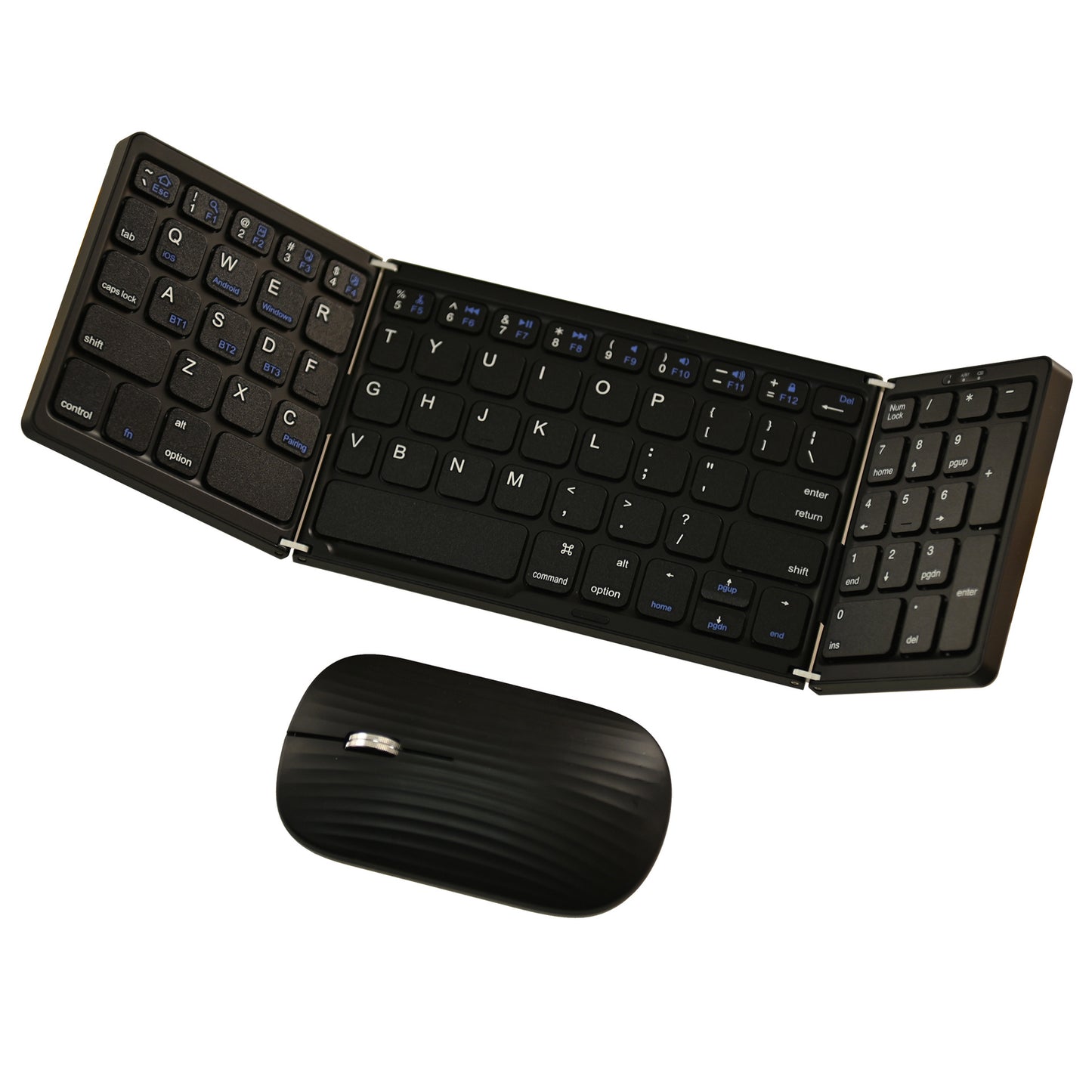 Portable Office Rechargeable Foldable Keyboard And Mouse Combo