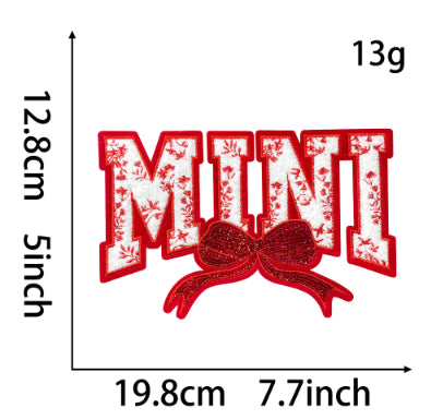 Chenille Embroidered Cloth Stickers Clothing Accessories Patch