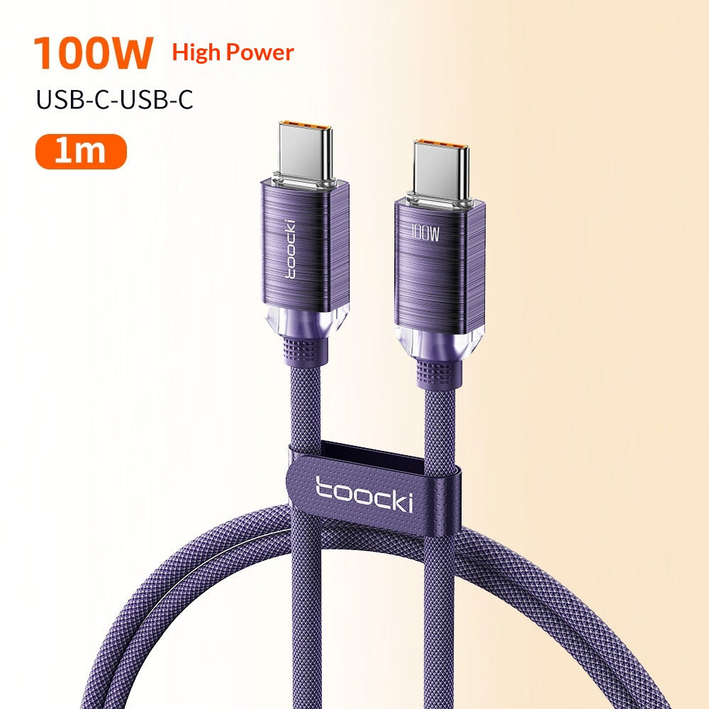 Transparent Fast-charging Data Cable