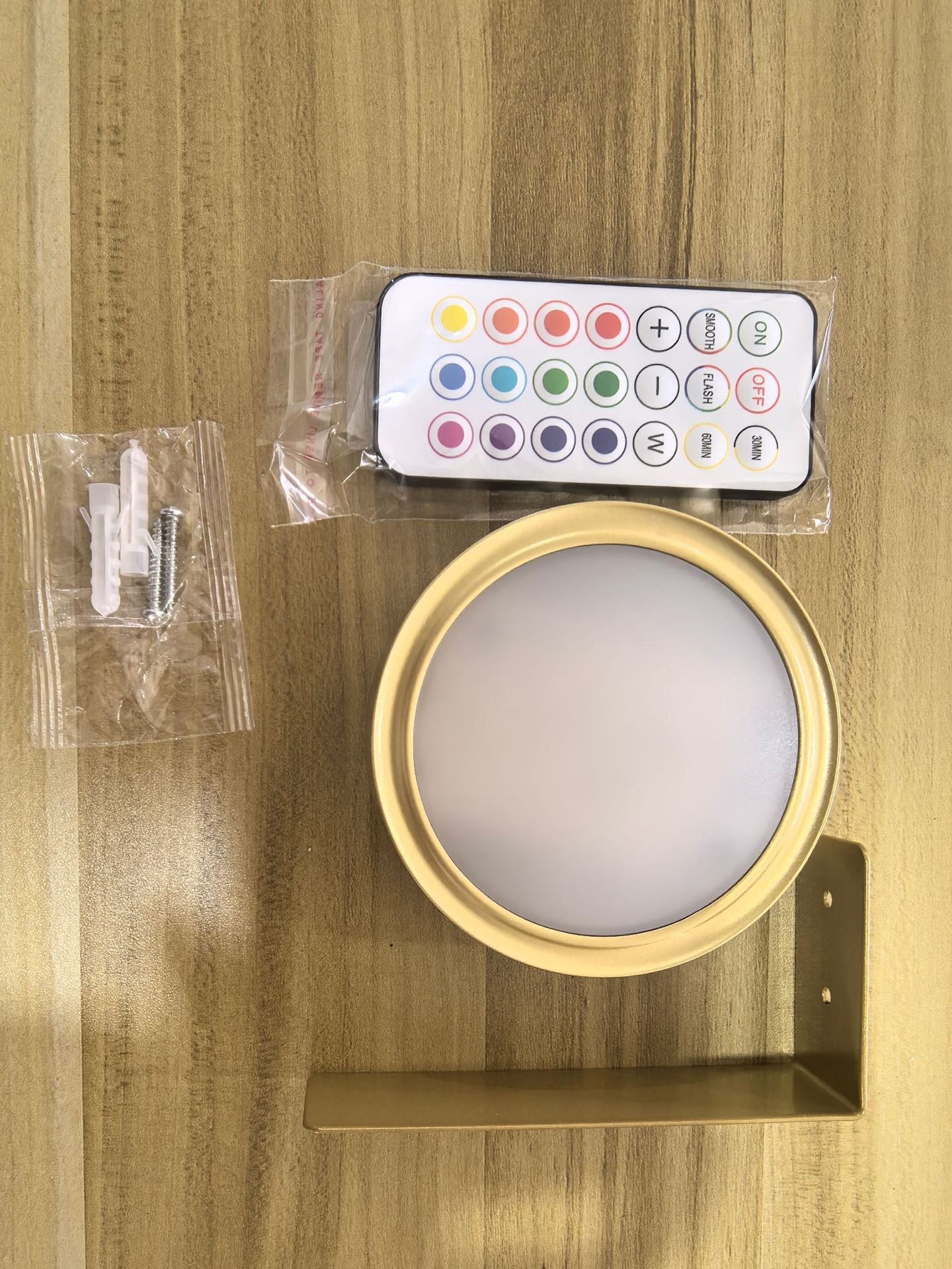 Color-Adjustable RGB Wardrobe Charging Remote-Controlled Night Light