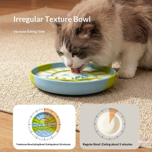 Silicone Pet Dog Slow-Feeding Bowl Licking Plate