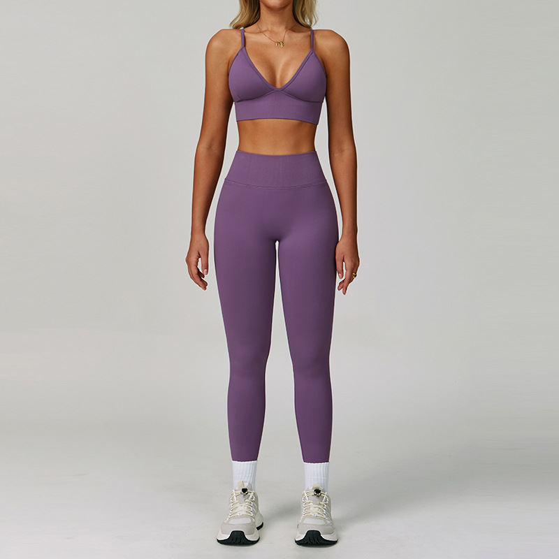 Women's Casual Seamless Tight Yoga Suit