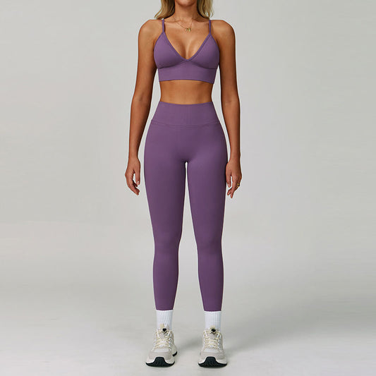 Women's Casual Seamless Tight Yoga Suit
