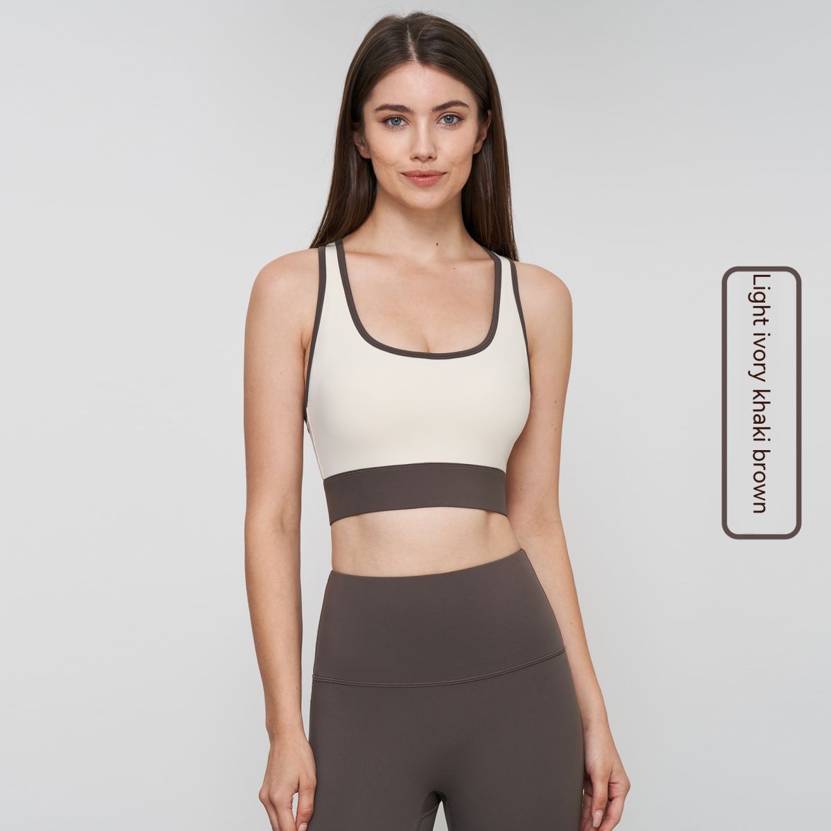 Fixed Cup Underwear Seamless Hook And Eye Closure Yoga Clothes For Women