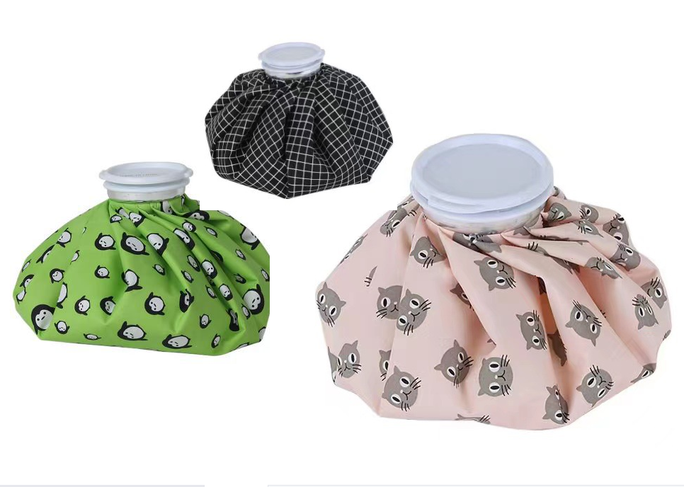 Pure Color Cartoon Printed Cloth Ice Pack Household Water Injection Ice Cube Cooling Physiotherapy