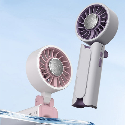 New Semiconductor Ice-cooling Handheld Foldable Portable Clip-on Umbrella Fan