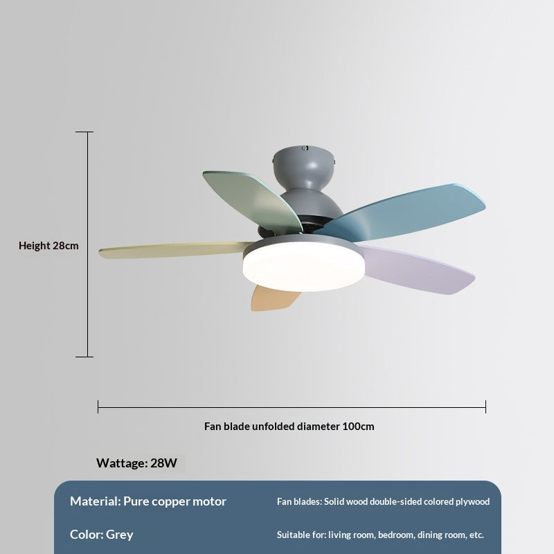 Modern Minimalist Home Integrated Fan-light