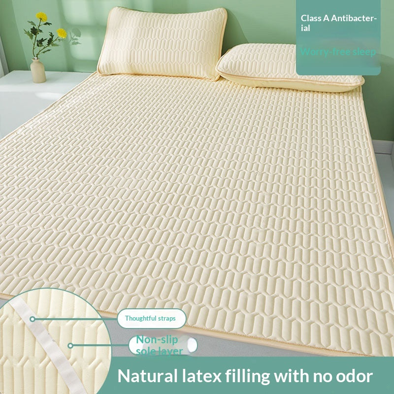 Summer Ice Silk Latex Cooling Mat Class A Baby Grade Three Piece Set