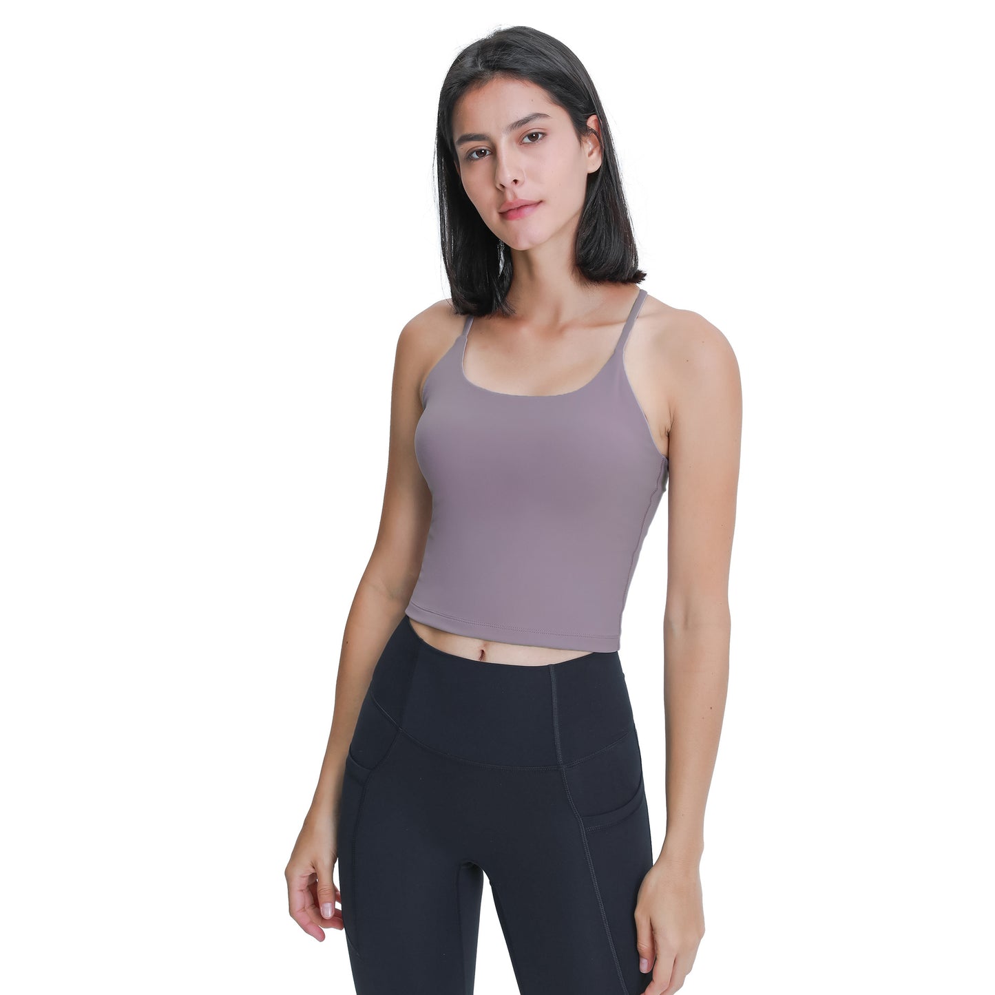 Simple Camisole Sports Abdominal Exercising Band Chest Pad Beauty Back Yoga Vest