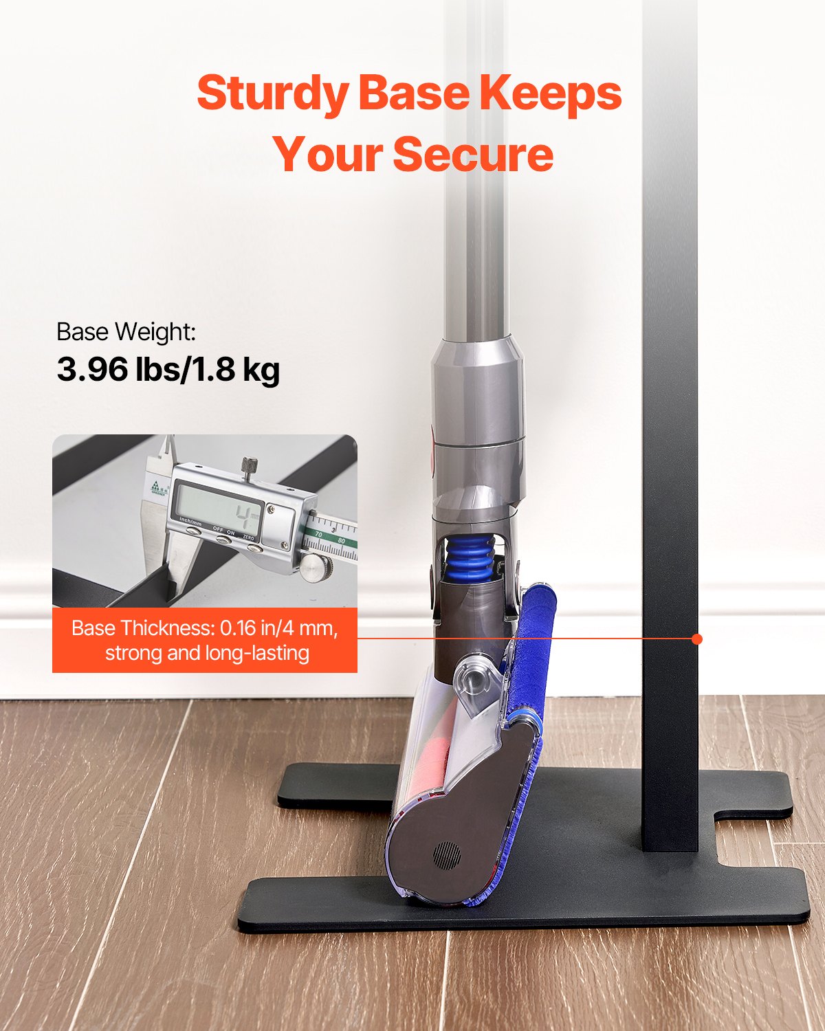 Vacuum Stand, Compatible With Dyson V6 V7 V8 V10 V11 V15, Stable Vacuum Stand Holder With 6 Hooks For Dyson DC30 DC31 DC34 DC35 DC58 DC59 DC62 D74 Cordless Upright Vacuum Cleaners & Accessories