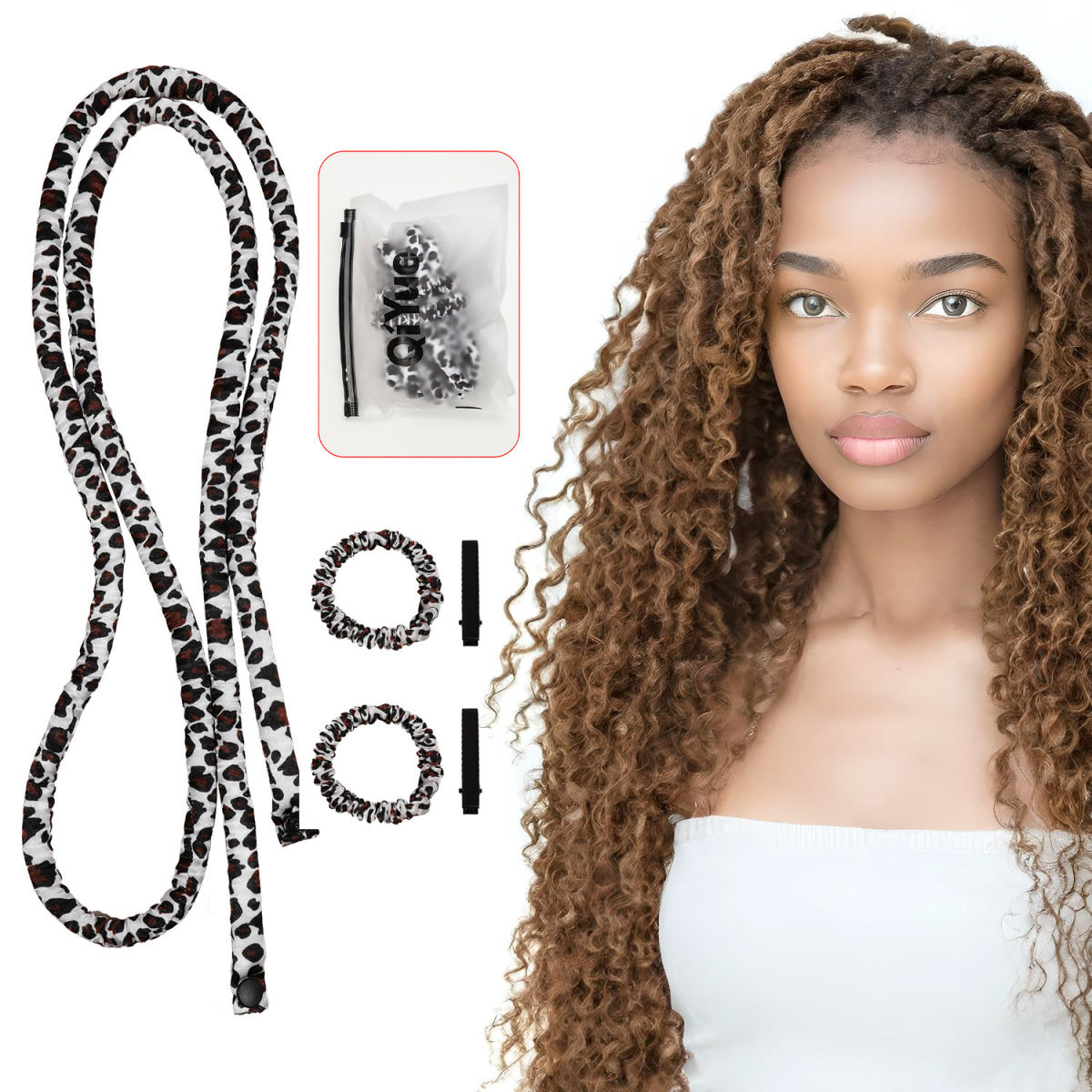 Extended Length Hair Curling Sleep Styling Tool