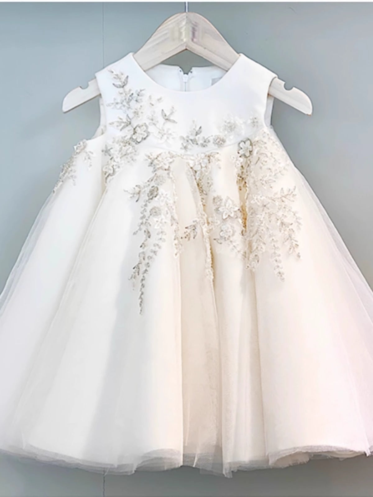 Baby's First Birthday Dress Korean High-waisted Dress