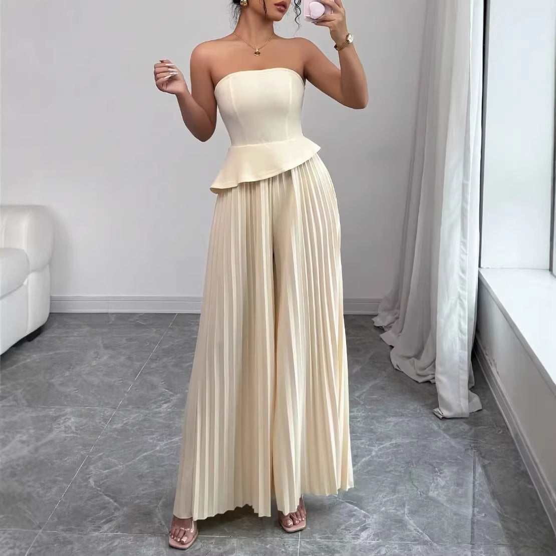 Womens New Summer Fashionable Tube-Top Dress