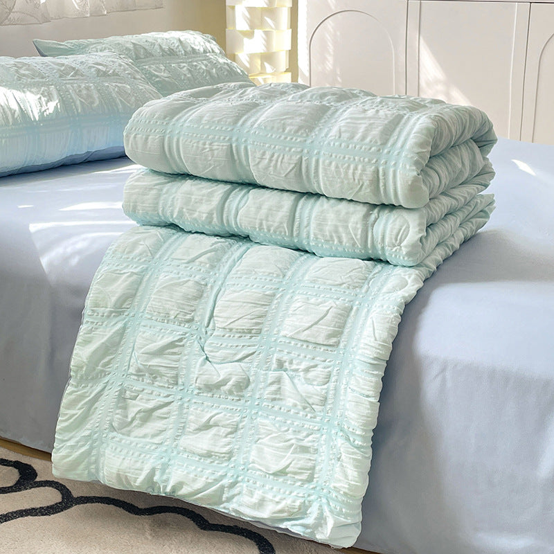 Seersucker Summer Cooling Air Conditioning Bed Summer Quilt