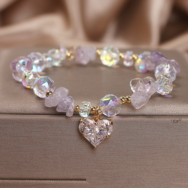 Korean Fashion Lavender Romantic Amethyst Bracelet