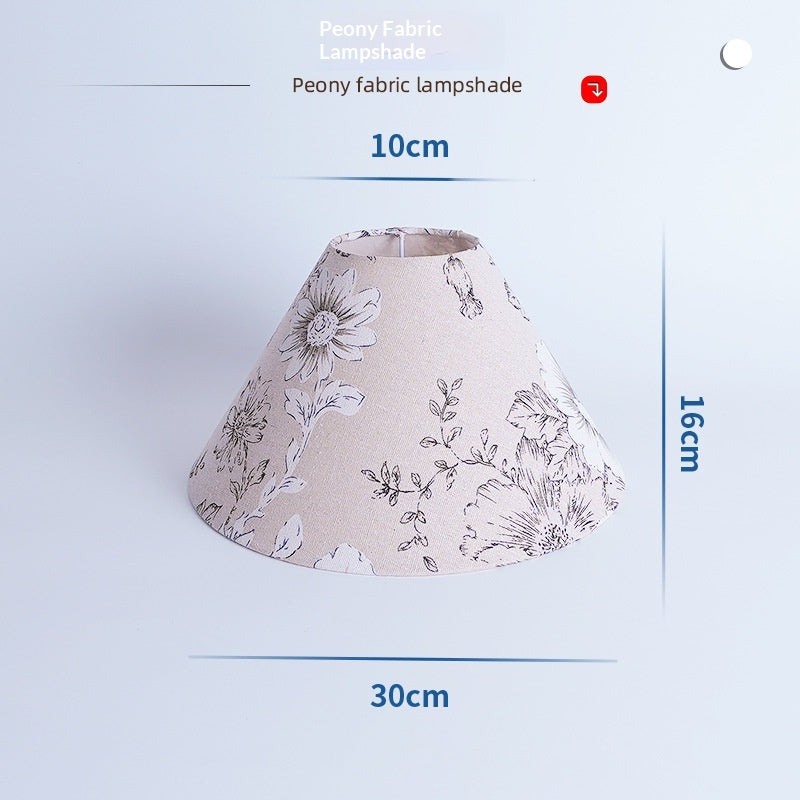 Pleated Fabric Anti-Glare Desk Lamp Shade