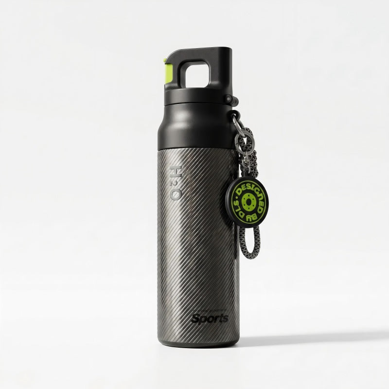 One-click Quick Opening For A Summer Cooling Sports Water Bottle
