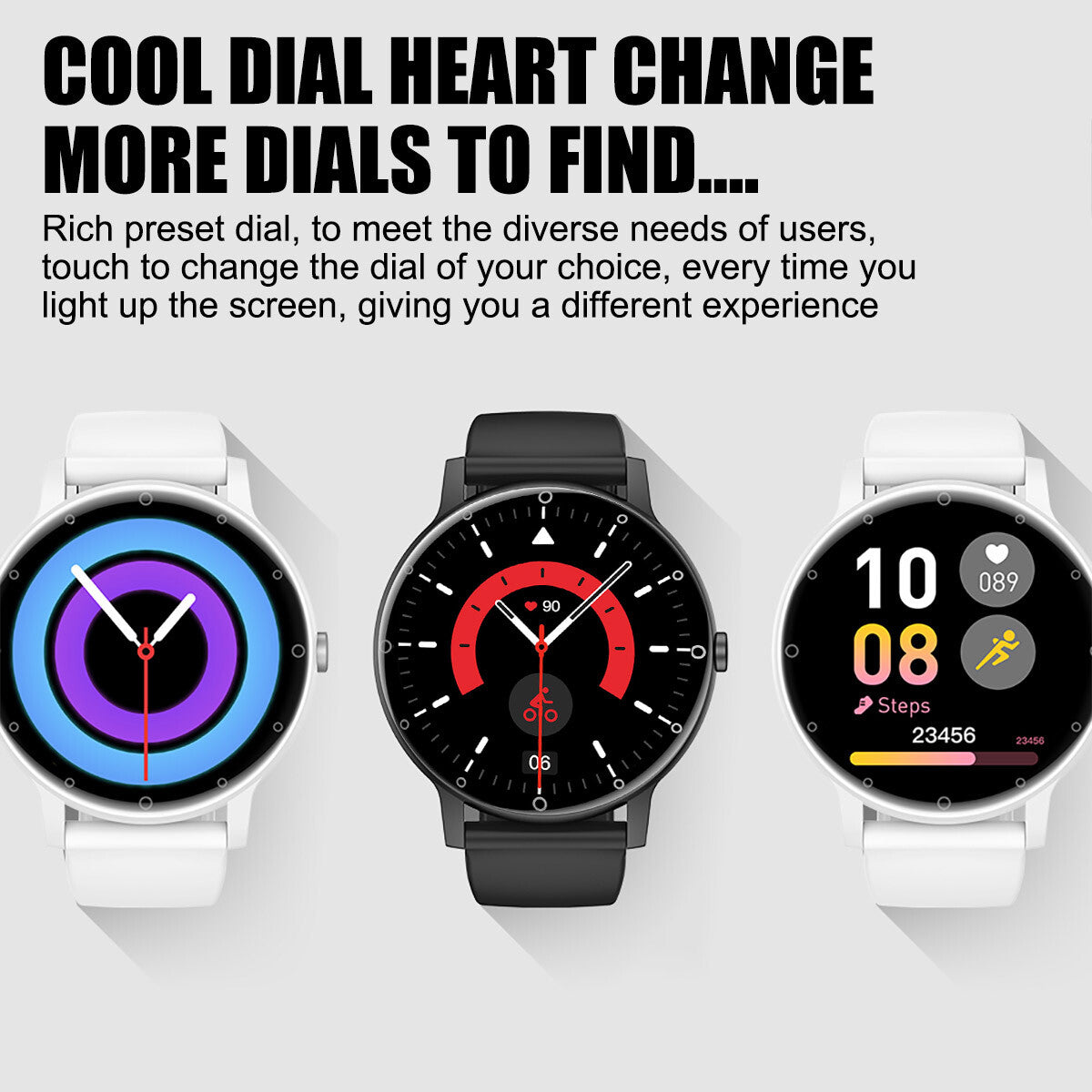 BT Bluetooth Call Smart Watch Outdoor Sports Fitness Tracker Voice Assistant
