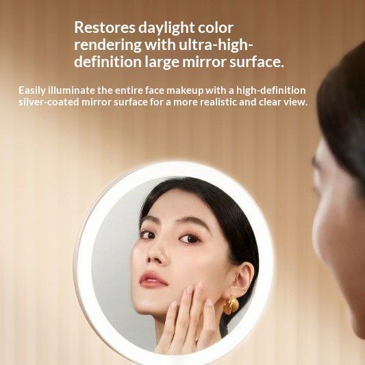 Smart Magnetic Wireless Charging Speaker Makeup Mirror