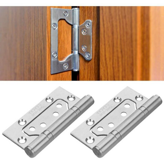 Set Of 3 Heavy Duty Door Hinges Stainless Steel - Ball Bearing For Outdoor Gate And House Doors