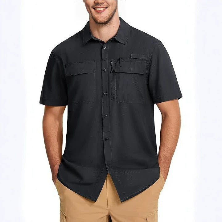 Solid-color Outdoor Quick-drying Breathable Lightweight Shirt