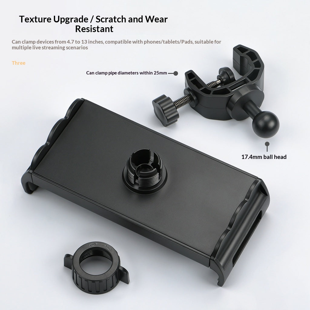 Mobile Phone Live Streaming Stand Accessory TabletPAD Clip