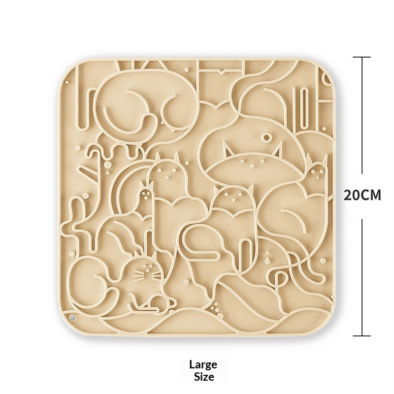 Cross-border New Silicone Pet Slow-Feeding Mat For Licking