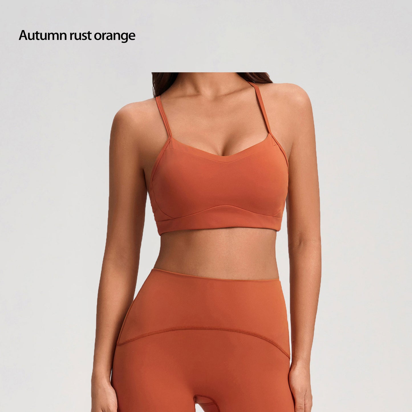 Yoga Sports Bra For Women With Thin Straps, Beautiful Back Design, Small Camisole, Push-up Anti-Sagging Fitness Bra