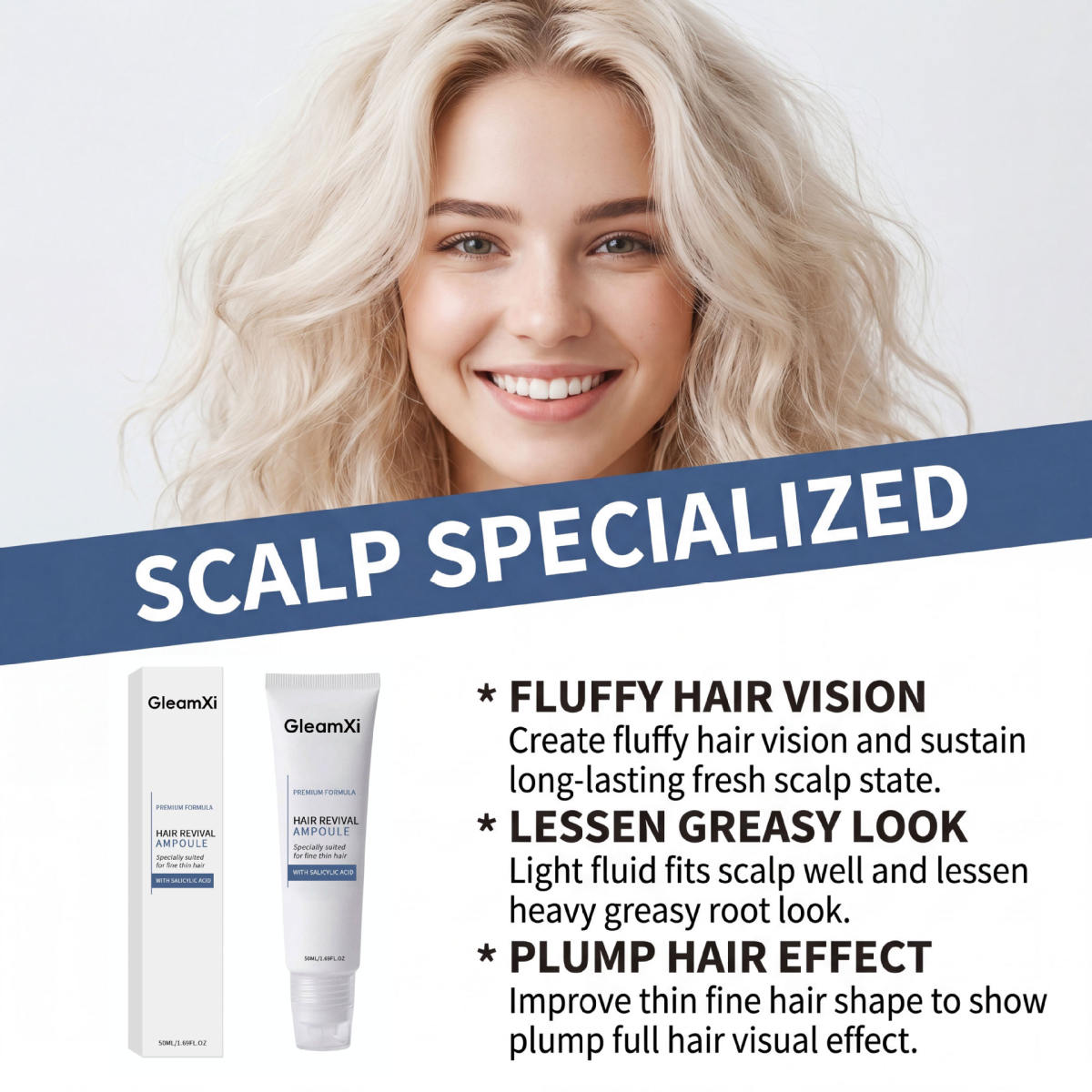 Scalp And Hair Care Roller Liquid