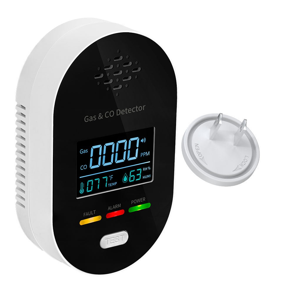 Carbon Monoxide Detector For Home And RV Four-in-onemeasures Temperature Humidity And Gas
