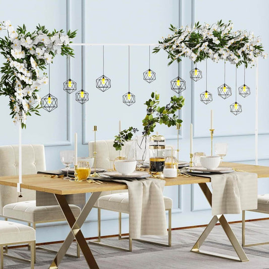 Table Pole Stand With Clamps – White Table Arch With Accessories For Festive Table Decorations And Plant Displays