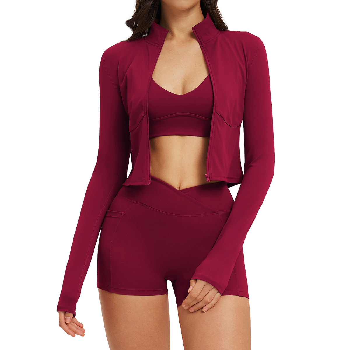 Yoga Set Nude-Feel Casual Fitness Outfit Set