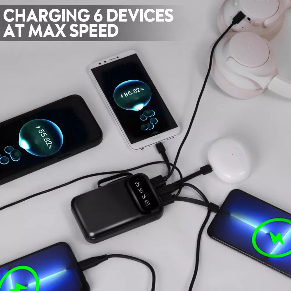 3o000mAh Power Bank, Fast USB Charger, External Battery For Mobile Phones DE