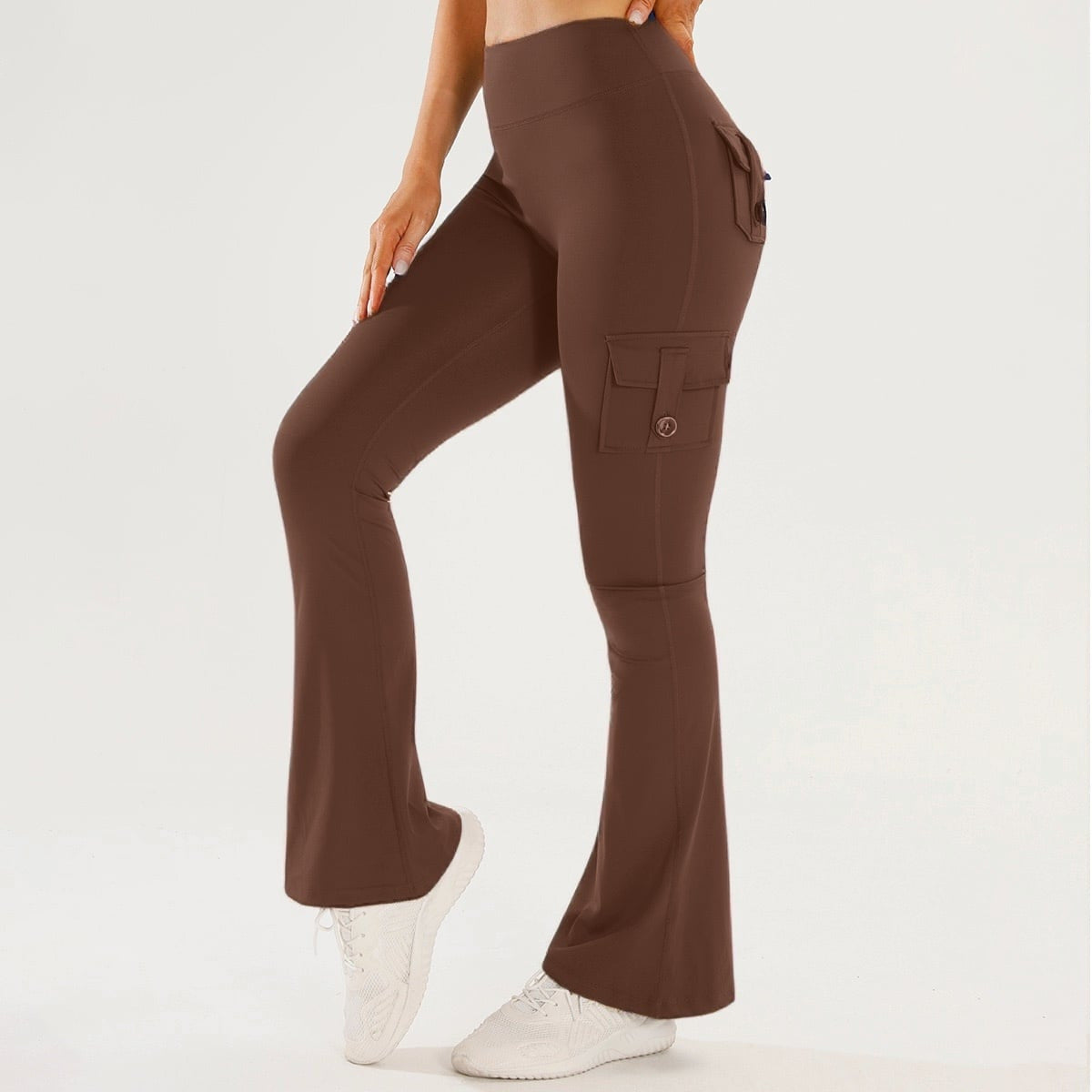 Multi-Pocket Yoga Pants For Fitness And Exercise