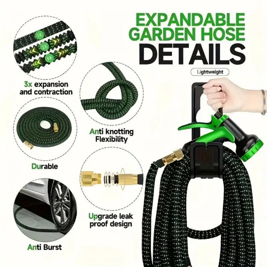 25-150F  Water Garden Hose Nozzle Set, Suitable For Garden Watering, Car And Pet Outdoor Cleaning-Garden-hose-B-G-STQ-75FT