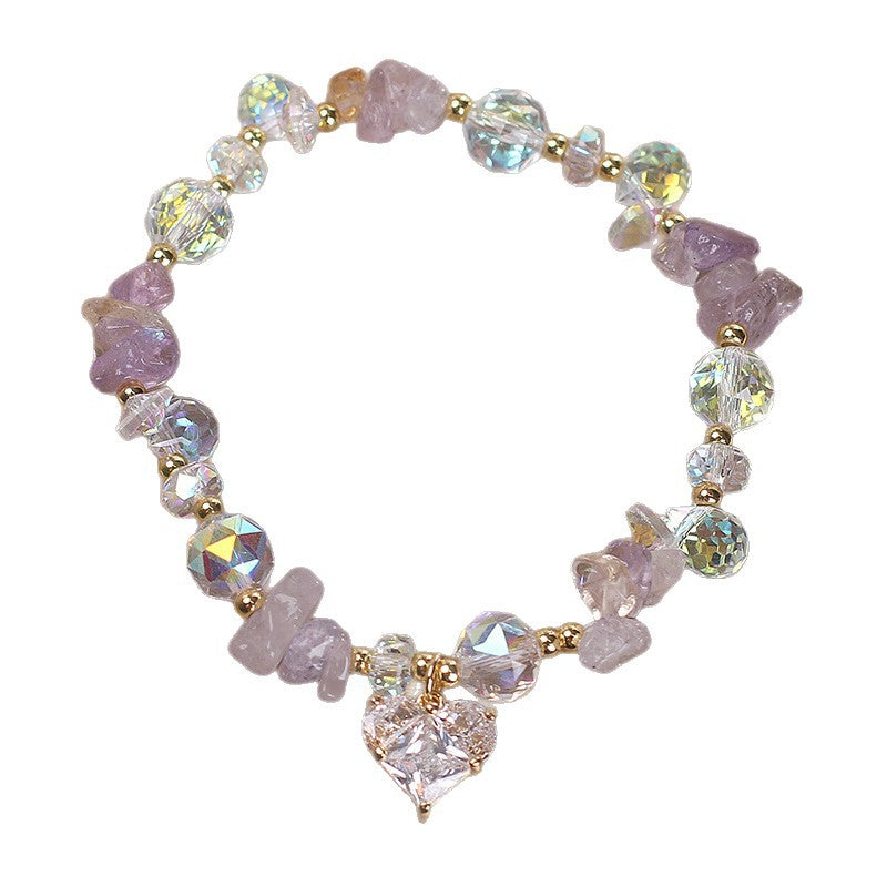 Korean Fashion Lavender Romantic Amethyst Bracelet