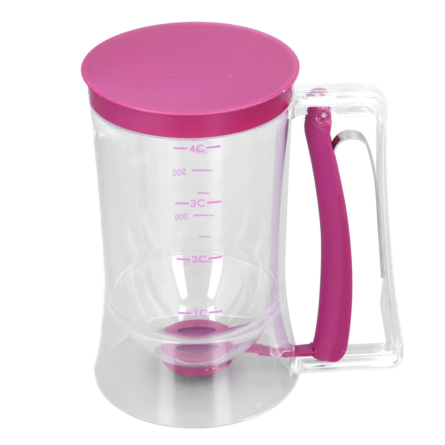 Pancake Dispenser PP Material BPA Free Trigger Handle Wide Opening Controllable Food Size Measurable Scale Pourer