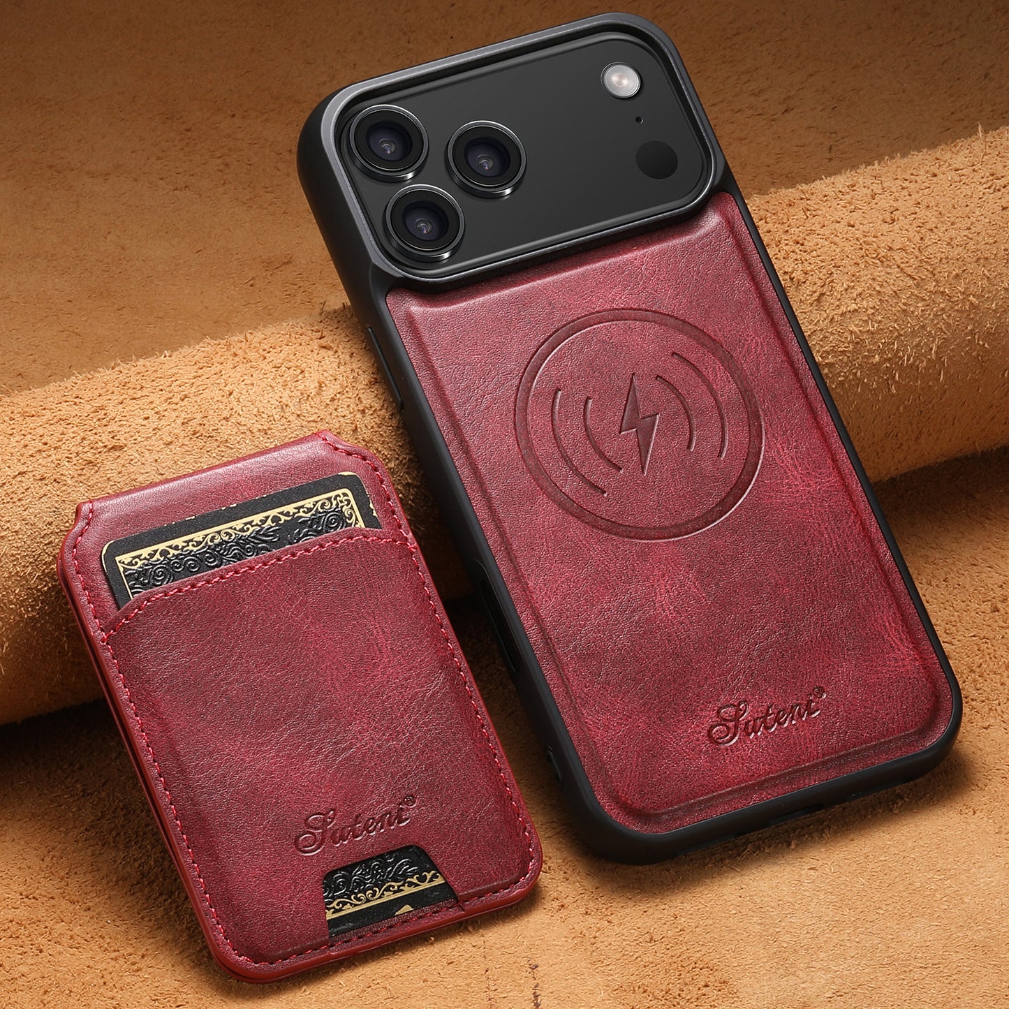 Magnetic Card Holder Two-in-one Wireless Charging Phone Case