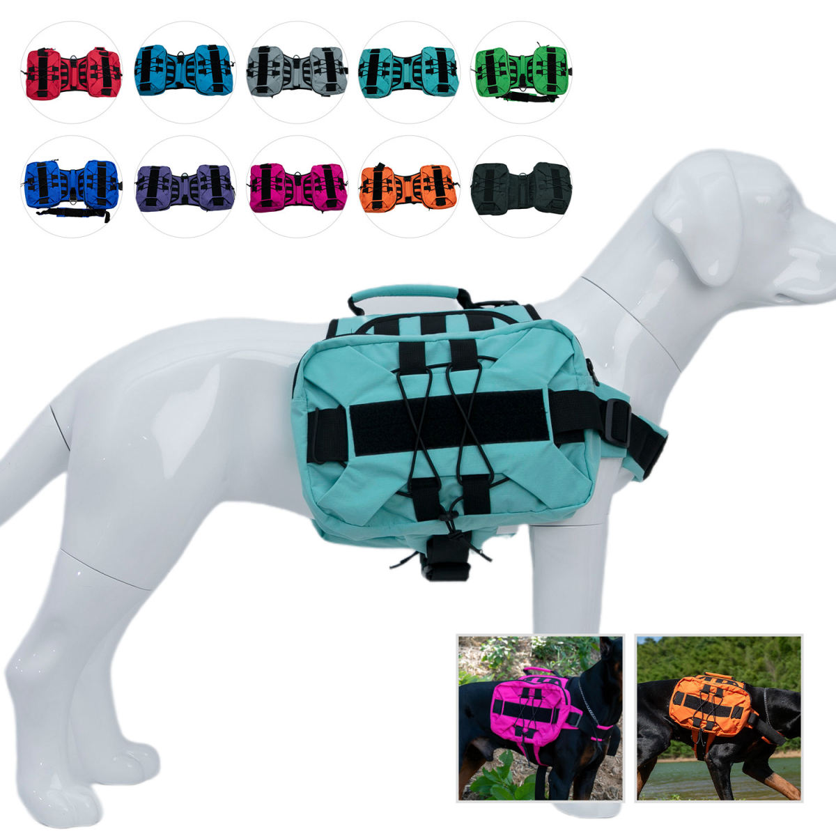Multi-functional Pet Backpack With Straps