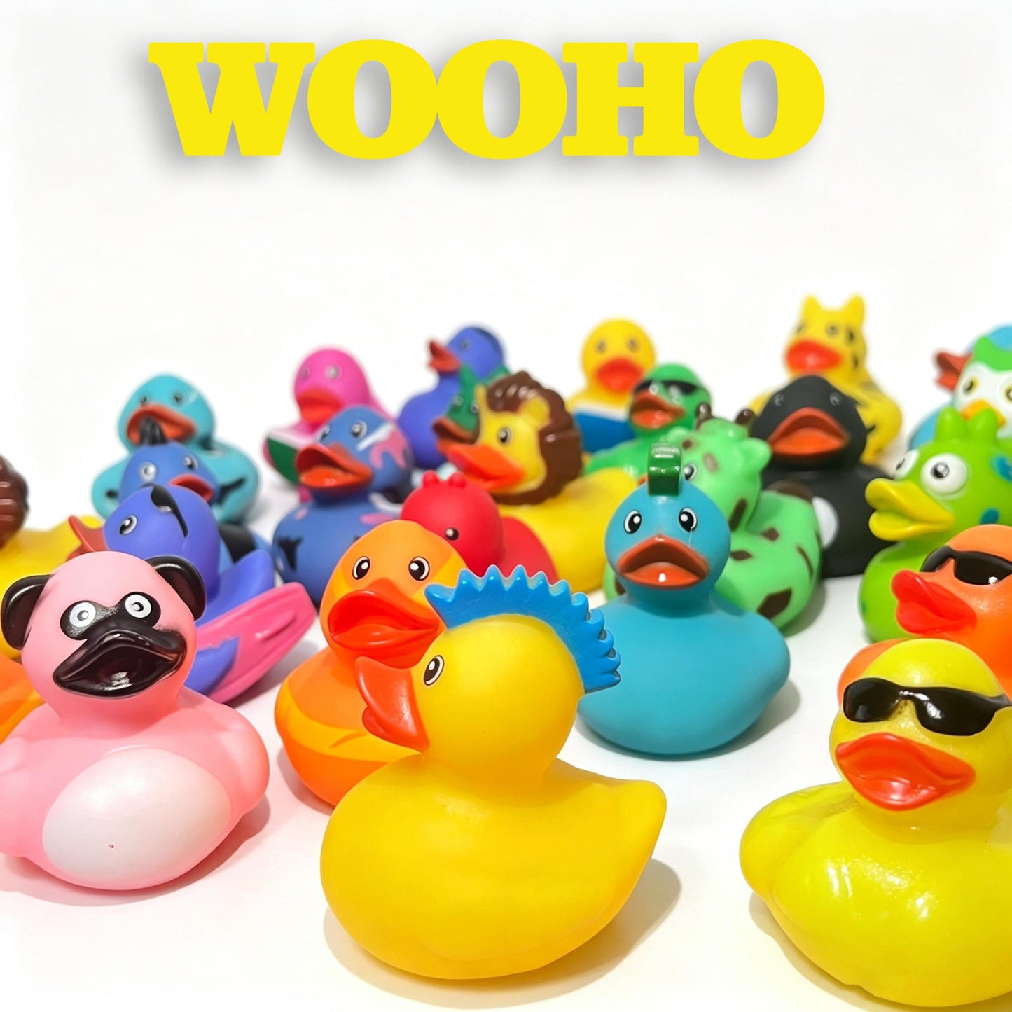 Assorted Cute Mini Rubber Ducks  Squeaky Bath Toys For Kids  Small Gifts For Pool, Beach, And Parties,Self-pickup Only.